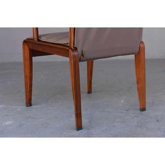 Image 1 of Set of 4 INA armchairs by Chi Wing Lo for Giorgetti