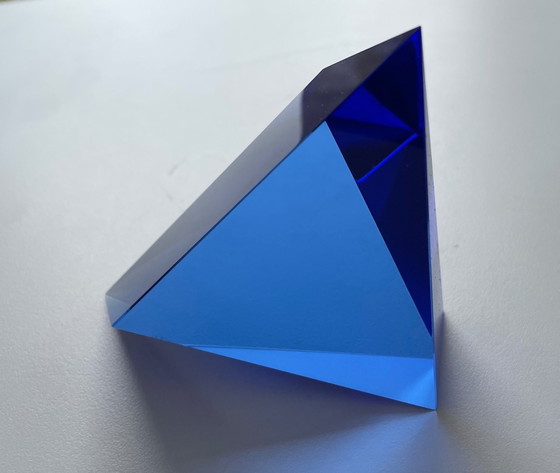 Image 1 of Glass object " Triangle " Jaroslav Marek