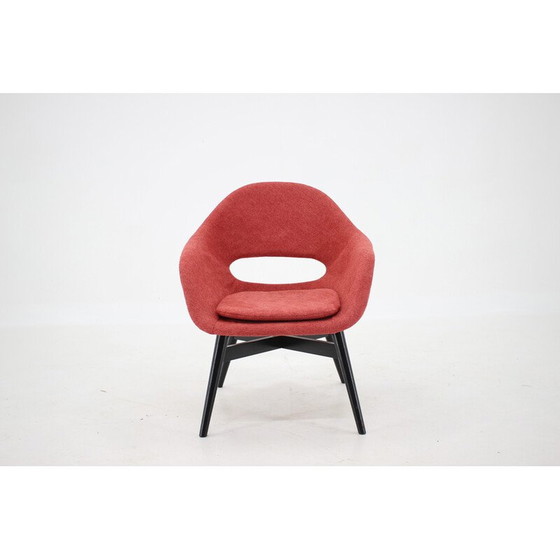 Image 1 of Vintage fiberglass shell armchair by Miroslav Navratil, Czechoslovakia 1960s