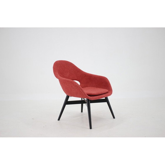 Image 1 of Vintage fiberglass shell armchair by Miroslav Navratil, Czechoslovakia 1960s