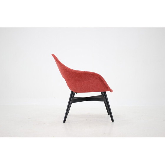 Image 1 of Vintage fiberglass shell armchair by Miroslav Navratil, Czechoslovakia 1960s
