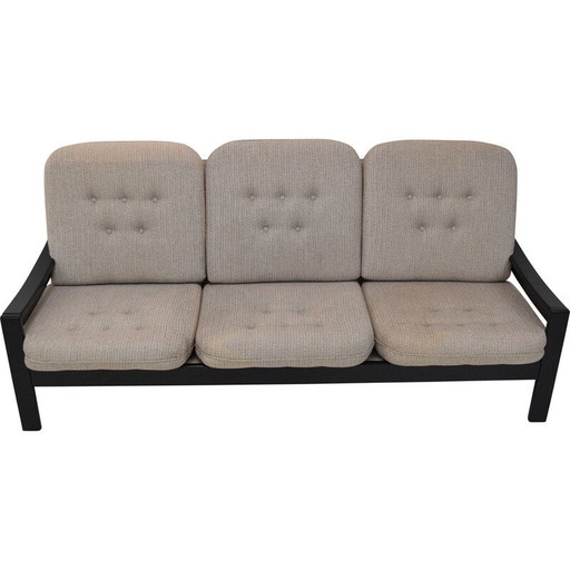 Vintage three seater sofa by Hikor Písek, Czechoslovakia 1980s