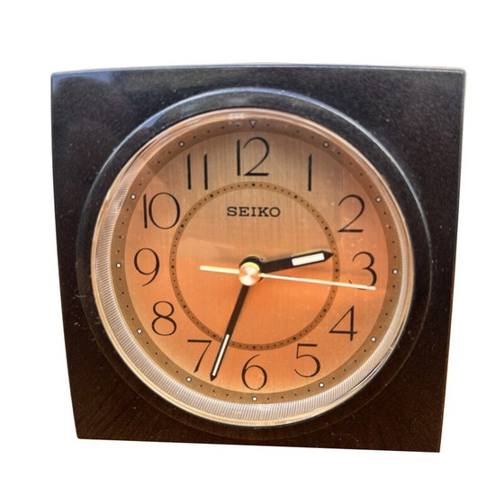 Vintage Hollywood Regency Seiko alarm clock Japan 1980s 100 Whoppah
