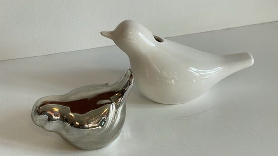 Image 1 of Ceramic Pair Of Birds 90s