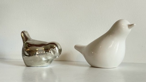 Image 1 of Ceramic Pair Of Birds 90s