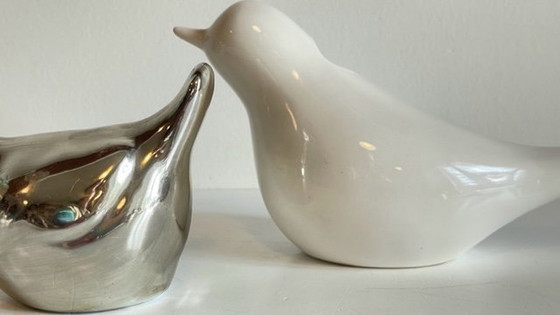 Image 1 of Ceramic Pair Of Birds 90s