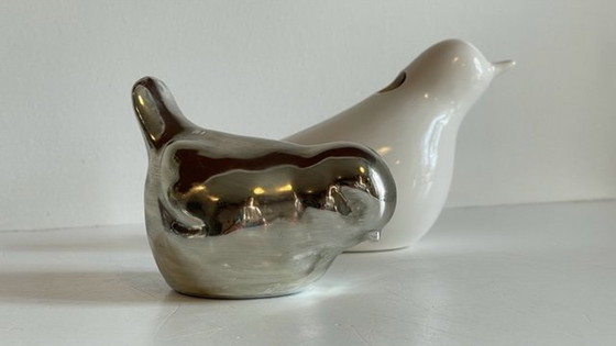 Image 1 of Ceramic Pair Of Birds 90s