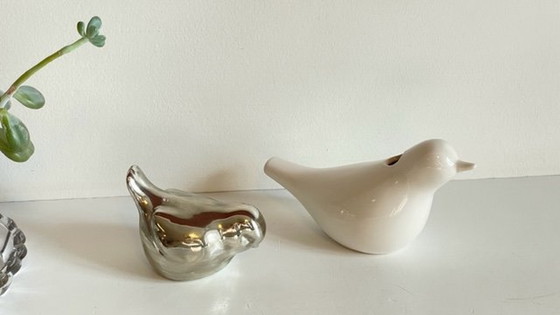 Image 1 of Ceramic Pair Of Birds 90s