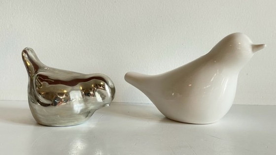 Image 1 of Ceramic Pair Of Birds 90s