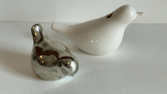 Image 1 of Ceramic Pair Of Birds 90s