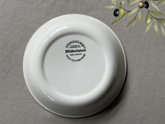 Image 1 of 45x Wedgwood Midwinter Stonehenge breakfast, coffee and part of dinner service