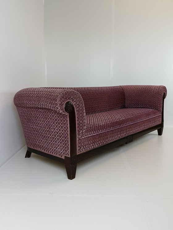 Image 1 of Antique Lilac Comfortable Sofa