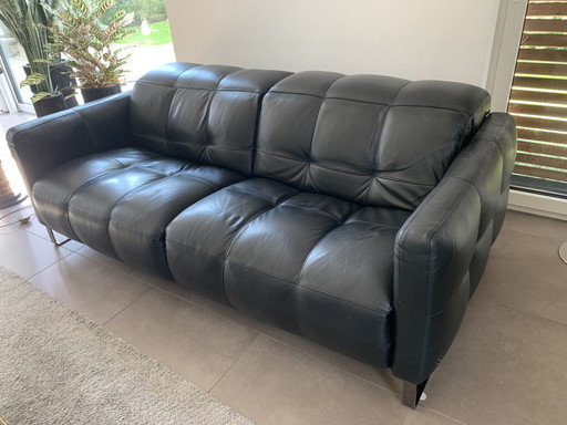 Natuzzi leather sofa Philo