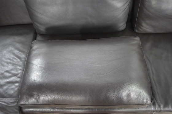 Image 1 of Leather Sofa Domino With Stool Ewald Schillig Leather Couch Corner Sofa Sofa Couch