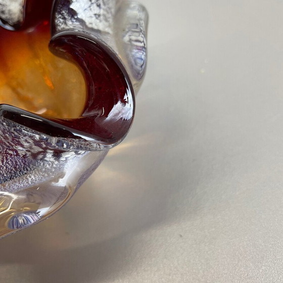 Image 1 of Vintage Murano glass ashtray by Barovier and Toso, Italy 1970s