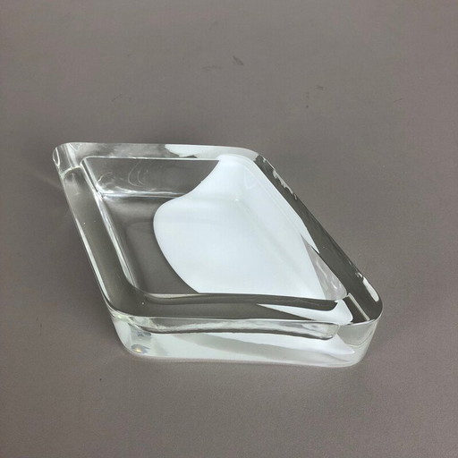 Ciotola vintage in vetro di Murano a forma di conchiglia, Antonio da Ros Cenedese, anni '70