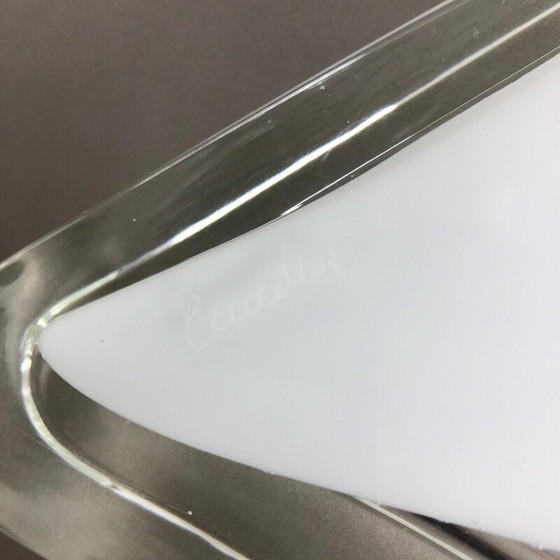 Image 1 of Vintage Murano Glass Shell Bowl, Antonio da Ros Cenedese 1970s