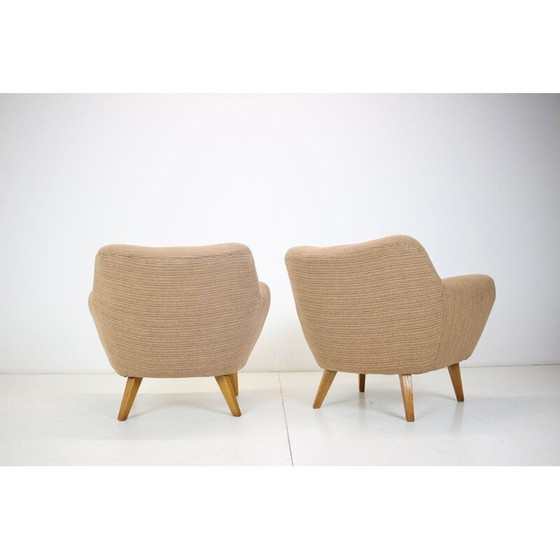 Image 1 of Pair of vintage club armchairs, Czechoslovakia 1970s