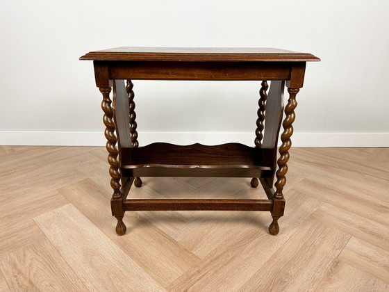 Image 1 of Tavolino vintage Barley Twist / portariviste