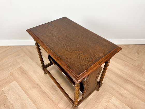 Image 1 of Tavolino vintage Barley Twist / portariviste