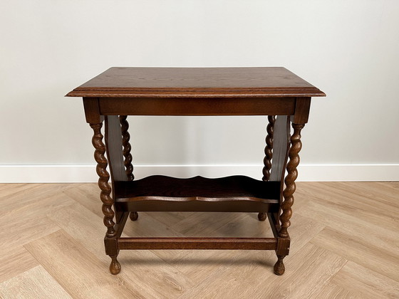 Image 1 of Tavolino vintage Barley Twist / portariviste