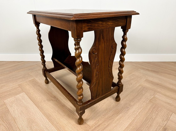 Image 1 of Tavolino vintage Barley Twist / portariviste