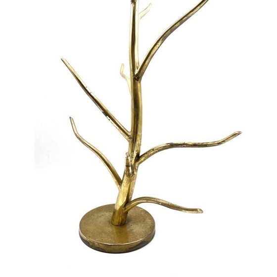 Image 1 of Vintage exposed brass plant stand, Italy 1970