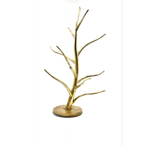 Image 1 of Vintage exposed brass plant stand, Italy 1970