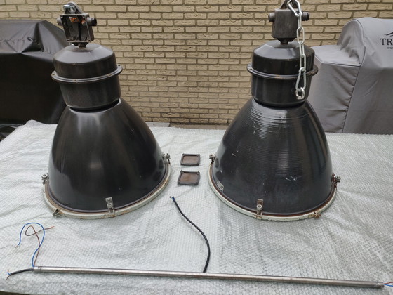 Image 1 of 2x Industrial Lamps