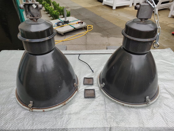 Image 1 of 2x Industrial Lamps