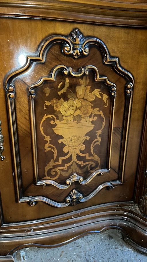 Italian Baroque Display Cabinet