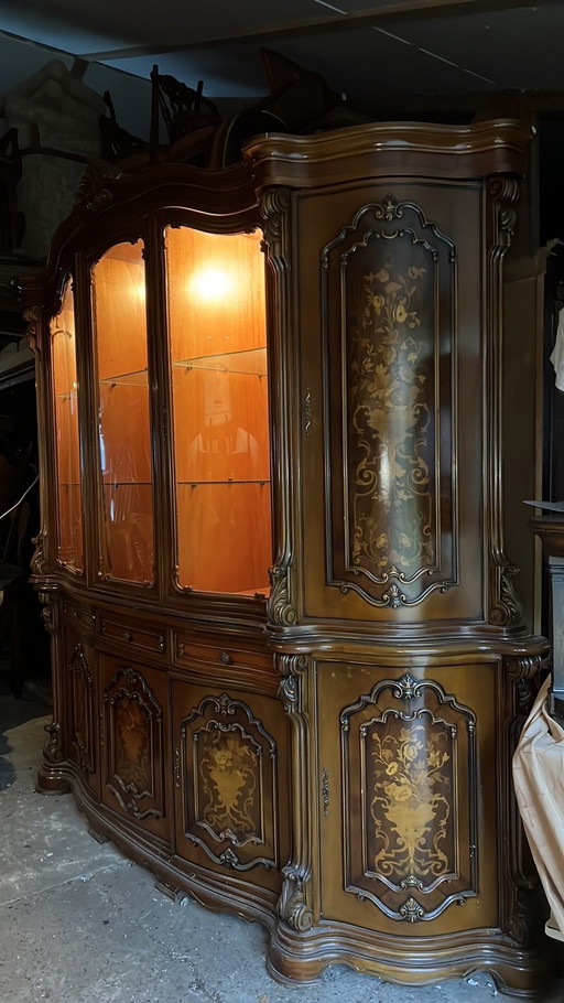 Italian Baroque Display Cabinet