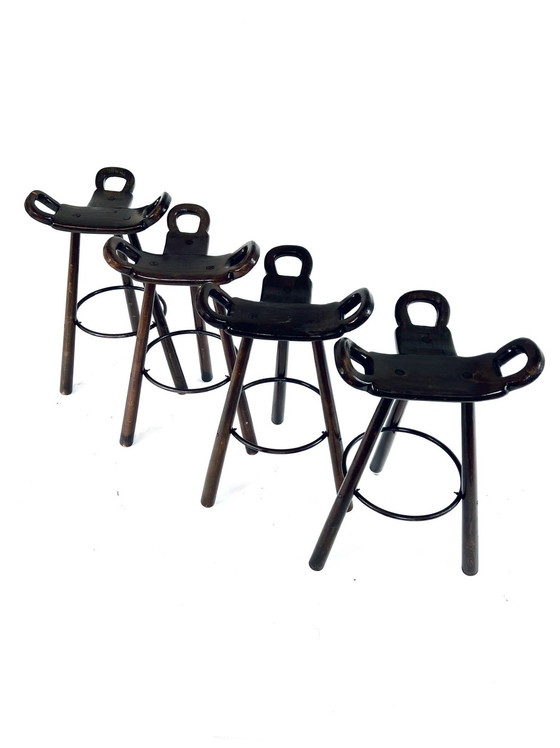 Image 1 of 4X Spanish Stools, Sergio Rodriguez, Conoform