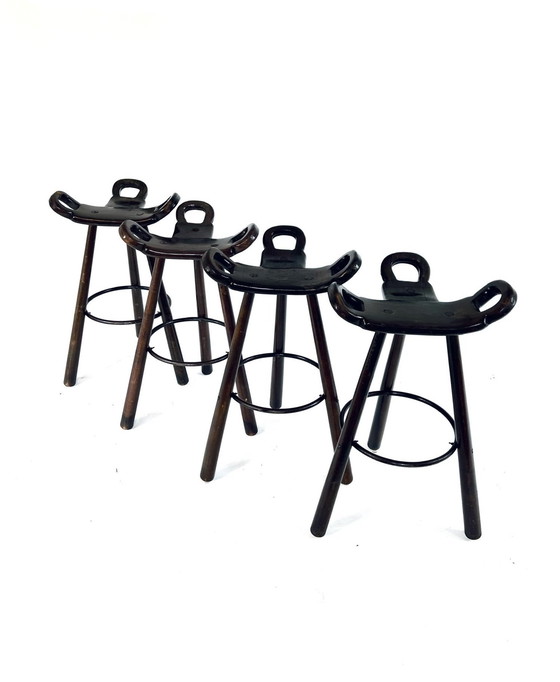 Image 1 of 4X Spanish Stools, Sergio Rodriguez, Conoform