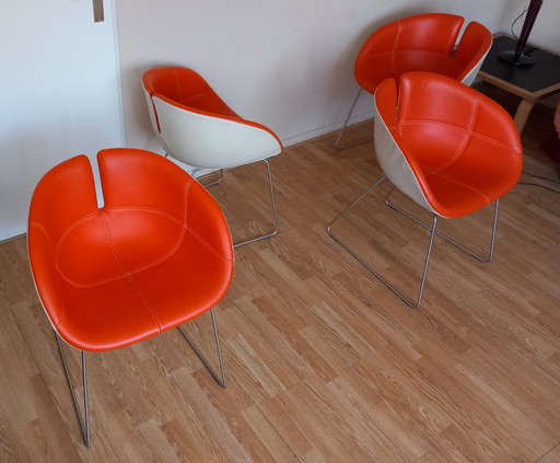 4 Moroso Fjord Chairs