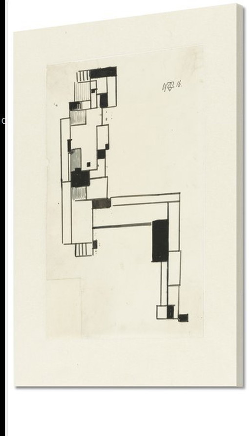 Theo Van Doesburg --Female Nude