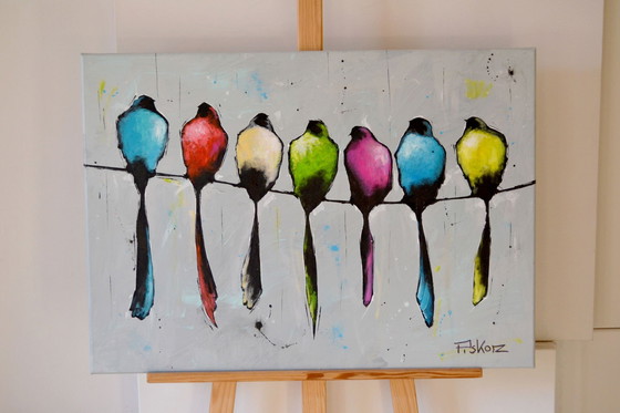 Image 1 of Piotr Piskorz "Birds on wire"