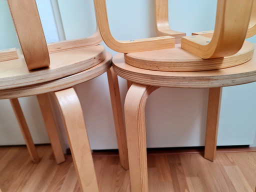 Frosta Ikea Stools 4 Large And 1 Small Good Condition