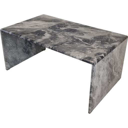 Italian vintage marble coffee table, 1980s