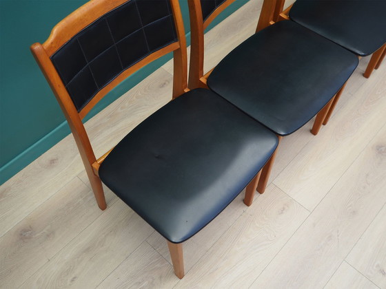 Image 1 of Set Of Four Beech Chairs, Danish Design, 1970S, Production: Denmark