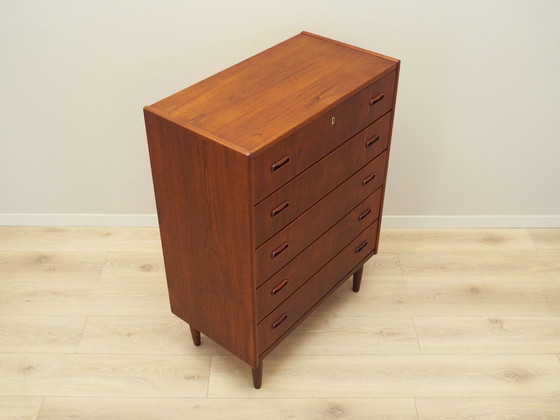 Image 1 of Teak Chest Of Drawers, Danish Design, 1970S, Production: Denmark