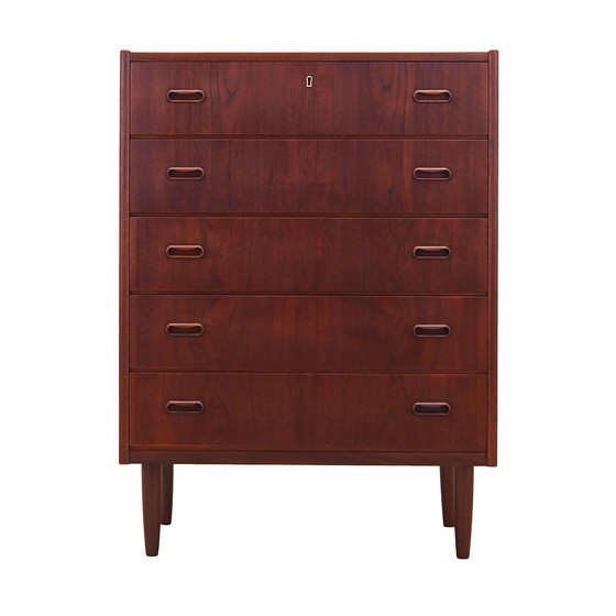 Image 1 of Teak Chest Of Drawers, Danish Design, 1970S, Production: Denmark