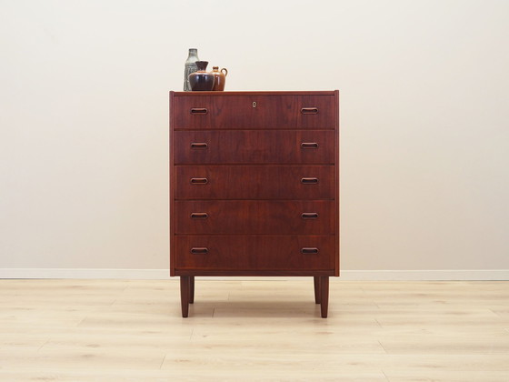 Image 1 of Teak Chest Of Drawers, Danish Design, 1970S, Production: Denmark