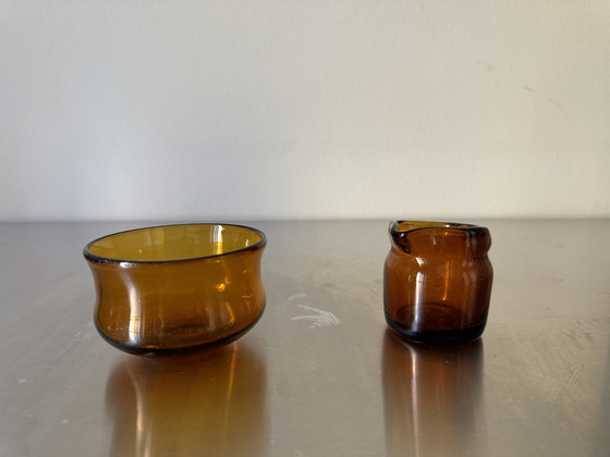 Image 1 of 12 Piece Set Of Erik Höglund Signed Glassware For Boda