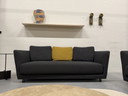 2 Rolf Benz Tondo 3 Seater Sofa Set Anthracite Fabric