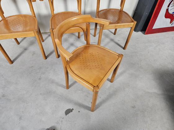Image 1 of Chaises vintage, 4 pièces, hêtre