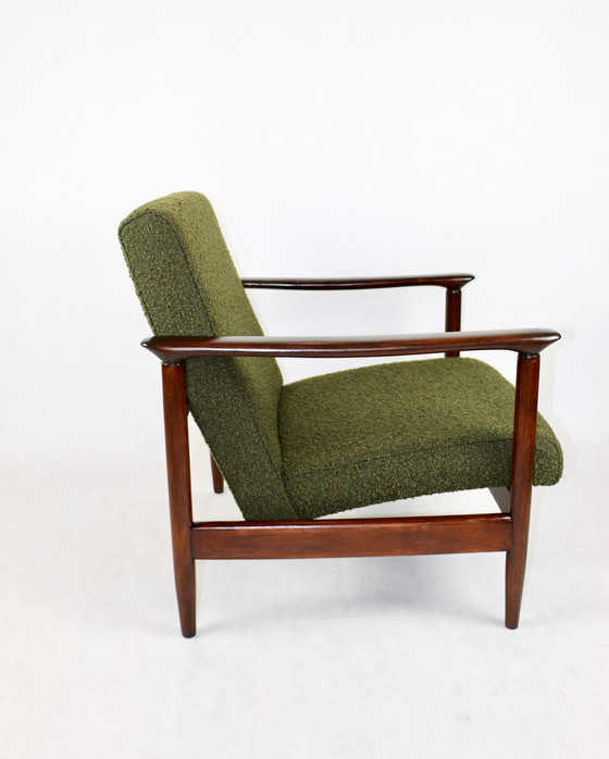 Image 1 of Gfm-142 Chair In Olive Bouclé Attributed To Edmund Homa, 1970S - Set Of 2 Armchairs