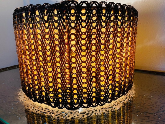 Image 1 of Lampada a sospensione vintage in corda di sisal, anni '70