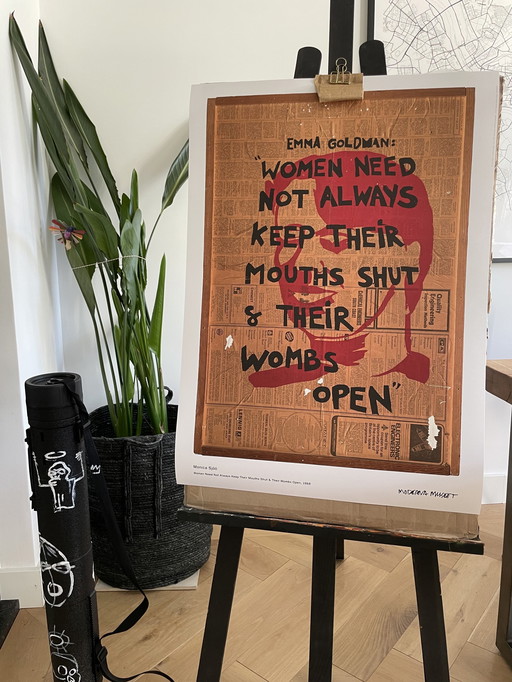 Monica Sjöö, Women Need Not Always Keep Their Mouths Shut And Their Wombs Open, Printed In Sweden