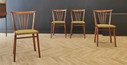 4 sedie da pranzo vintage